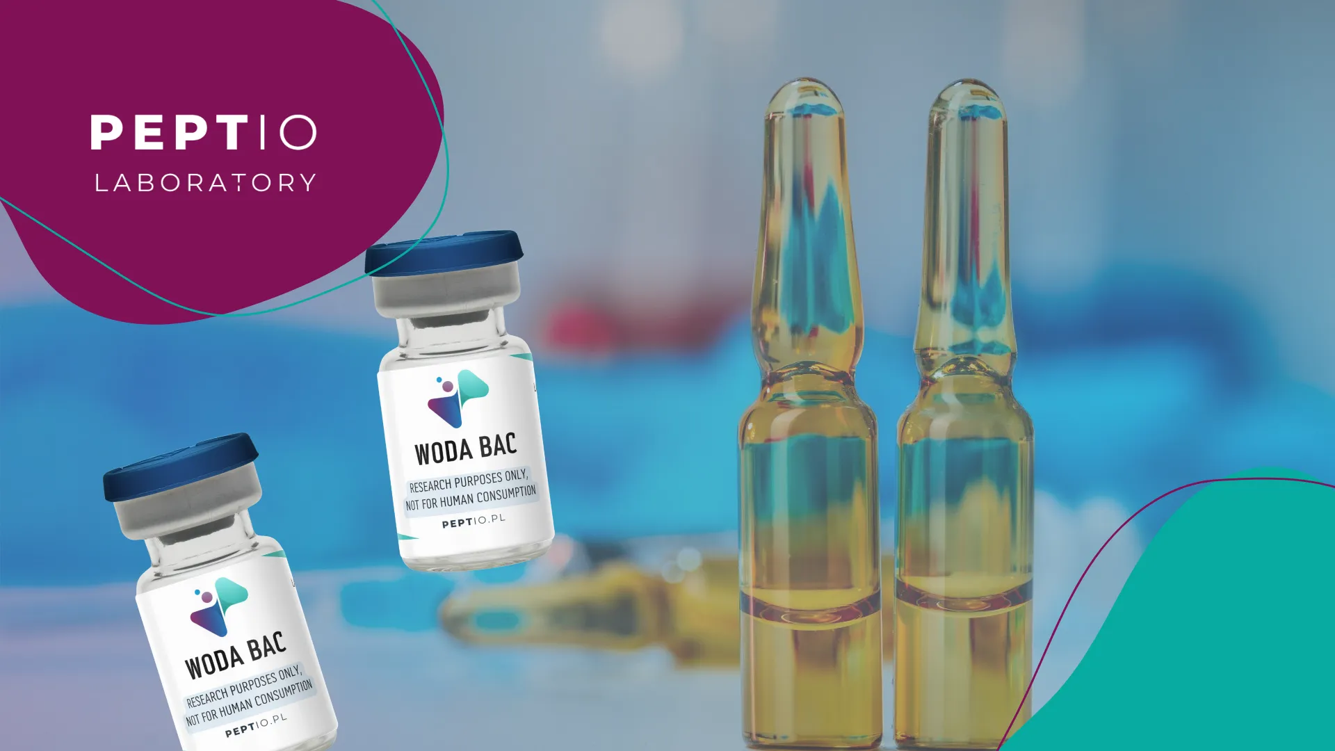 Z czym mieszać peptydy? Woda BAC vs NaCL